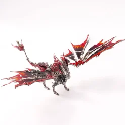 3D Metal DIY Mechanical Fire-Breathing Dragon Model Kit, Creative Trendy Display-200+PCS