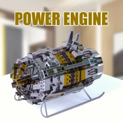 3D Metal Engine Assembly Model Kit for Science Education Lovers