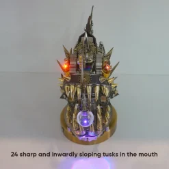 3D Metal Lantern Fish DIY Steampunk Assembly Anglefish Model Colorful Lamp Creative Trendy Toy -700PCS