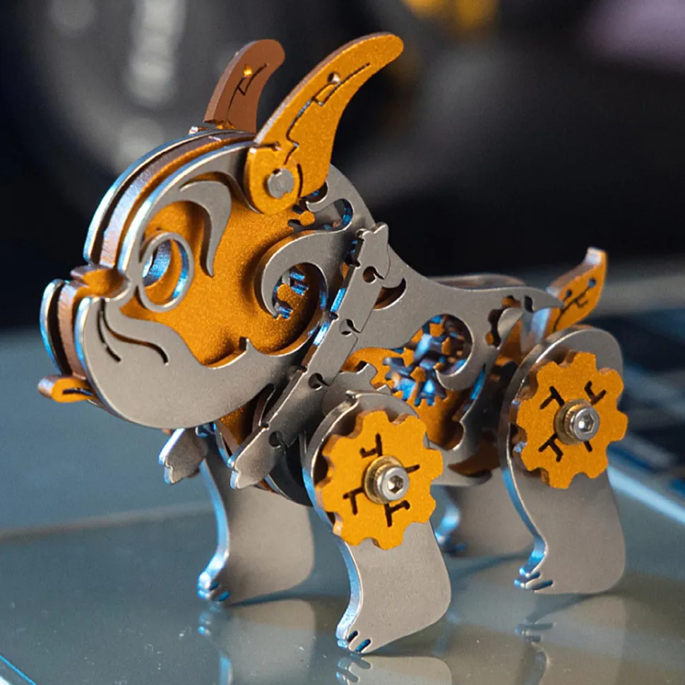 3D Metal Mechanical Bulldog Assembly Model Kit