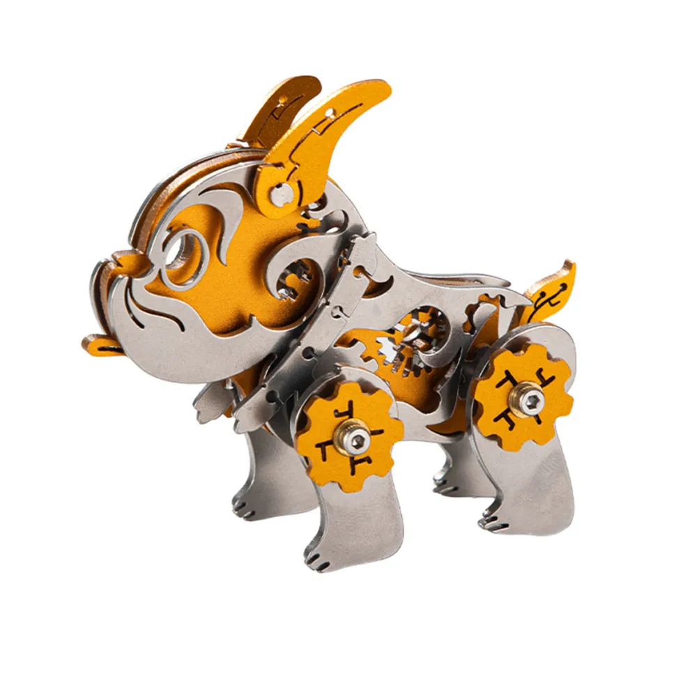 3D Metal Mechanical Bulldog Assembly Model Kit