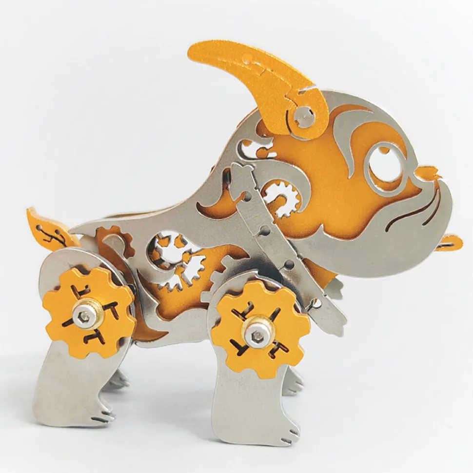 3D Metal Mechanical Bulldog Assembly Model Kit
