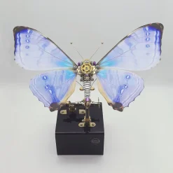 3D Metal Mechanical Butterfly Music Box Model Kit