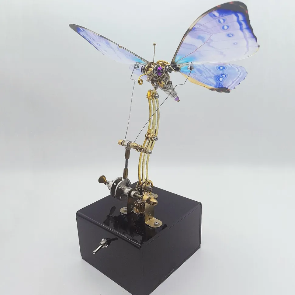 3D Metal Mechanical Butterfly Music Box Model Kit