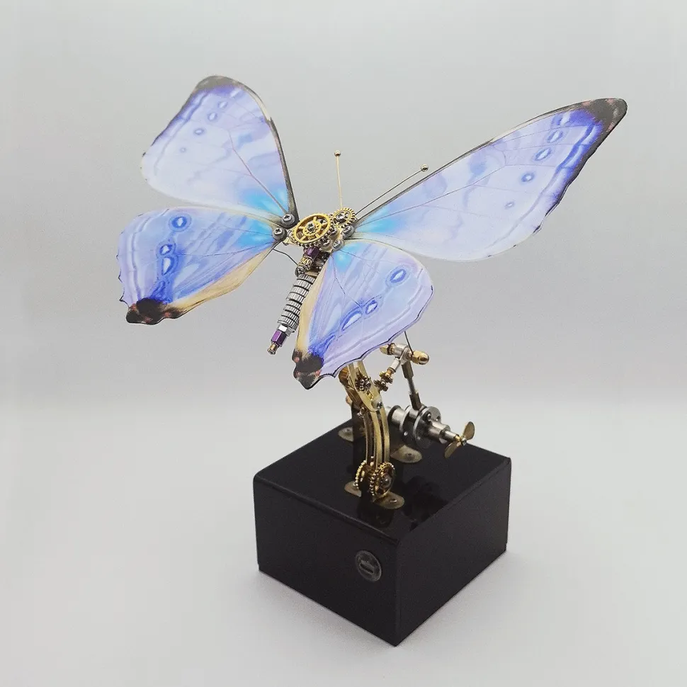 3D Metal Mechanical Butterfly Music Box Model Kit
