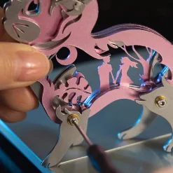 3D Metal Mechanical Cat Assembly Model Kit