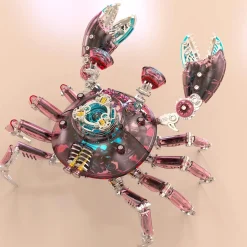 3D Metal Mechanical Crab Assembly Model Kit-666PCS