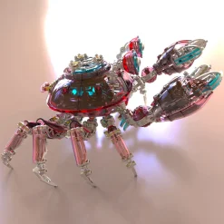 3D Metal Mechanical Crab Assembly Model Kit-666PCS
