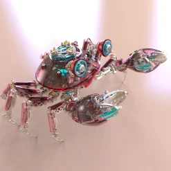 3D Metal Mechanical Crab Assembly Model Kit-666PCS