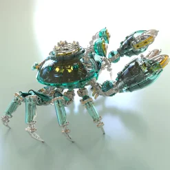 3D Metal Mechanical Crab Assembly Model Kit-666PCS