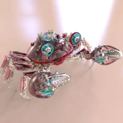 3D Metal Mechanical Crab Assembly Model Kit-666PCS
