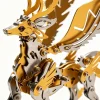 3D Metal Mechanical Deer DIY Assembly Model Kit, Futuristic Desktop for Adults and Collectors