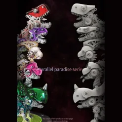 3D Metal Mechanical Dinosaur Model Kit DIY Tyrannosaurus Rex Assembly Model - 160PCS