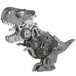 3D Metal Mechanical Dinosaur Model Kit DIY Tyrannosaurus Rex Assembly Model - 160PCS