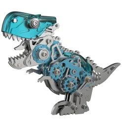 3D Metal Mechanical Dinosaur Model Kit DIY Tyrannosaurus Rex Assembly Model - 160PCS