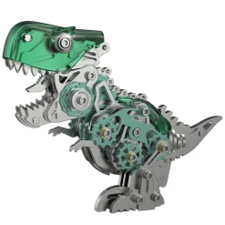 3D Metal Mechanical Dinosaur Model Kit DIY Tyrannosaurus Rex Assembly Model - 160PCS