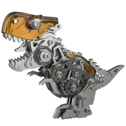 3D Metal Mechanical Dinosaur Model Kit DIY Tyrannosaurus Rex Assembly Model - 160PCS