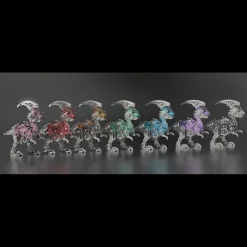 3D Metal Mechanical Dinosaur Model Kit DIY Parasaurolophus Assembly Model - 160PCS
