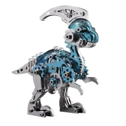 3D Metal Mechanical Dinosaur Model Kit DIY Parasaurolophus Assembly Model - 160PCS