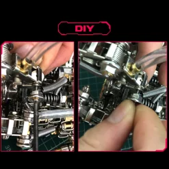 3D Metal Mechanical Dragon Claw Light Crafts DIY Assembly Model Kit Art Device for Kids, Teens and Adults-1000+PCS