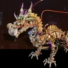 3D Metal Mechanical Dragon Crafts DIY Assembly Model Kit Art Device for Kids, Teens and Adults-2030+PCS