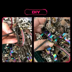 3D Metal Mechanical Dragon Crafts DIY Assembly Model Kit Art Device for Kids, Teens and Adults-2030+PCS