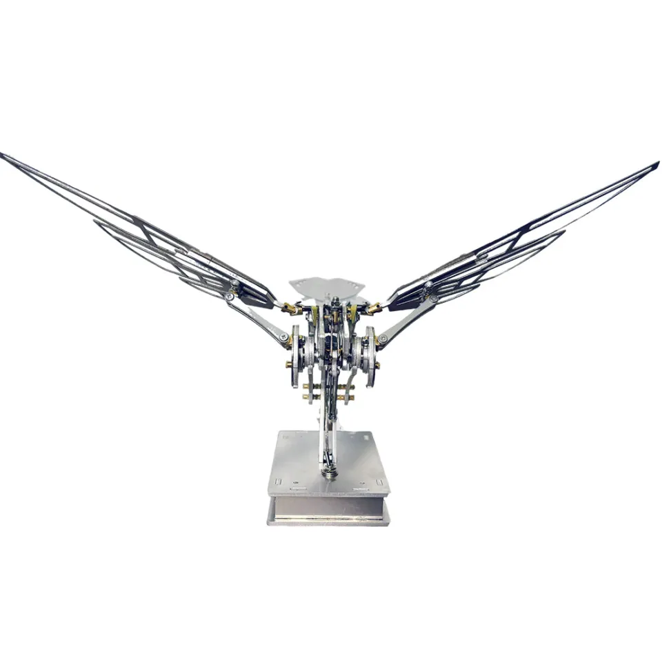 3D Metal Mechanical Flying Fish Dynamic Bionic Model