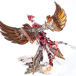 3D Metal Mechanical Phoenix Assembly Model Kit with Mechanical Transmission