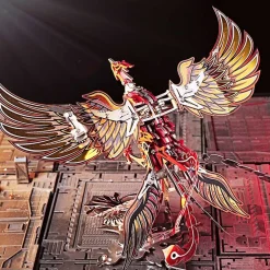 3D Metal Mechanical Phoenix Assembly Model Kit with Mechanical Transmission