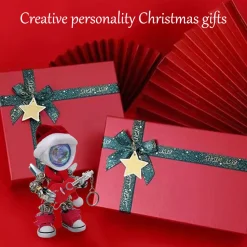 3D Metal Mechanical Punk Guitarist Robot Christmas Colorful Ambient Lamp Model Assembly Kit for Kids, Teens, and Adults-366PCS