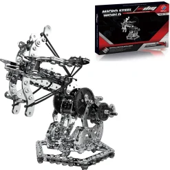 3D Metal Mechanical Puzzle Dragon Crossbow Model Assembly Kit for Kids, Teens, and Adults-812PCS
