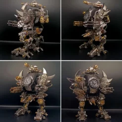 3D Metal Mechanical Puzzle Magnetic Mecha DIY Assembly Model Kit for Kids, Teens, and Adults