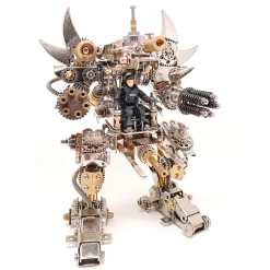 3D Metal Mechanical Puzzle Magnetic Mecha DIY Assembly Model Kit for Kids, Teens, and Adults