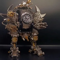 3D Metal Mechanical Puzzle Magnetic Mecha DIY Assembly Model Kit for Kids, Teens, and Adults