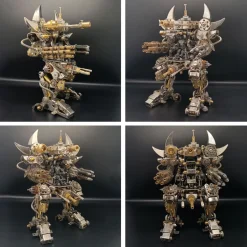 3D Metal Mechanical Puzzle Magnetic Mecha DIY Assembly Model Kit for Kids, Teens, and Adults