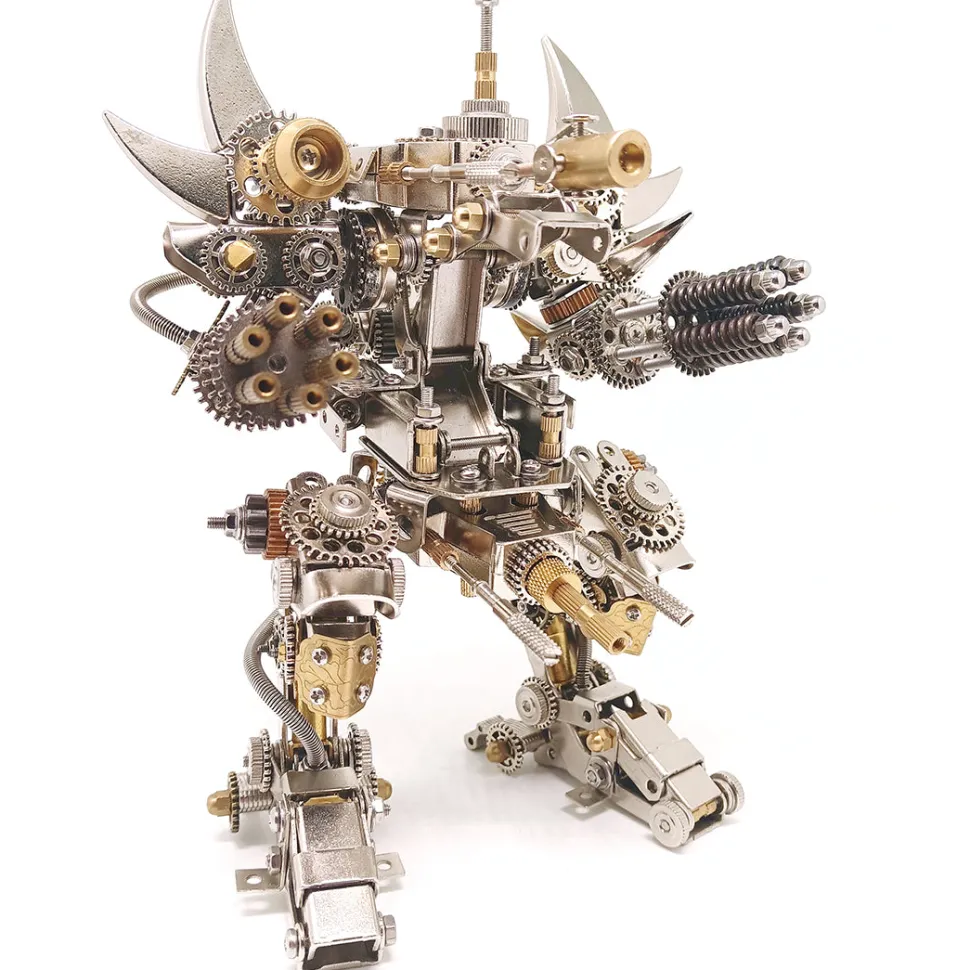 3D Metal Mechanical Puzzle Magnetic Mecha DIY Assembly Model Kit for Kids, Teens, and Adults