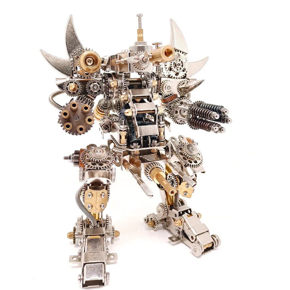 3D Metal Mechanical Puzzle Magnetic Mecha DIY Assembly Model Kit for Kids, Teens, and Adults