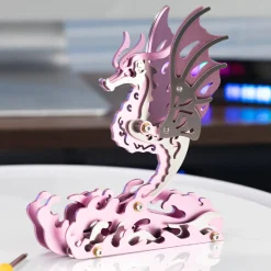 3D Metal Mechanical Seahorse Puzzle Assembly Model Kit
