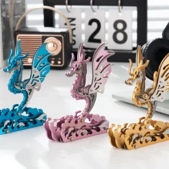 3D Metal Mechanical Seahorse Puzzle Assembly Model Kit
