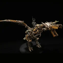 3D Metal Mechanical Steampunk Fly Dragon Crafts DIY Assembly Model Kit Art Device-600PCS+
