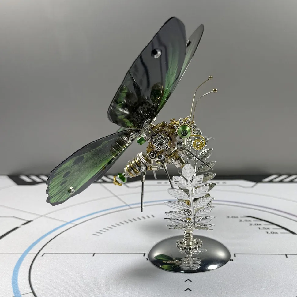 3D Metal Mechanical Steampunk Butterfly Model Kit