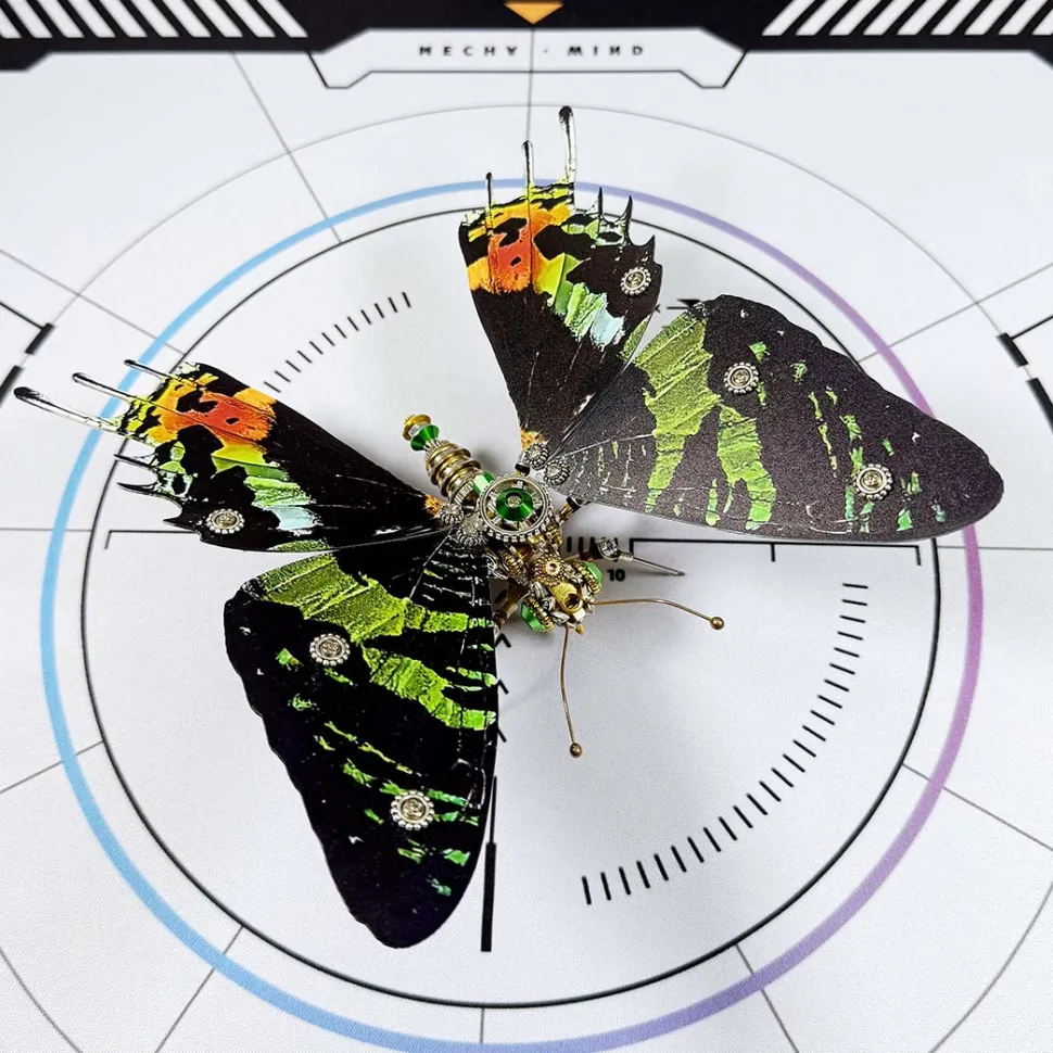 3D Metal Mechanical Steampunk Butterfly Model Kit