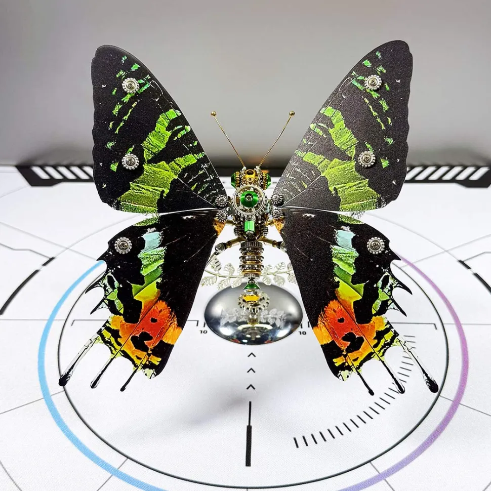 3D Metal Mechanical Steampunk Butterfly Model Kit