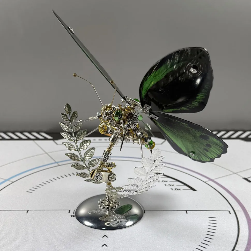 3D Metal Mechanical Steampunk Butterfly Model Kit