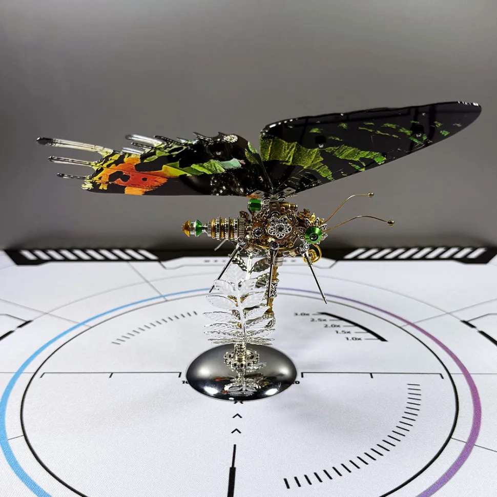 3D Metal Mechanical Steampunk Butterfly Model Kit