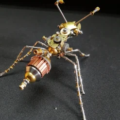 3D Metal Mini Ant Puzzle Steampunk DIY Assembly Model Kit 190PCS