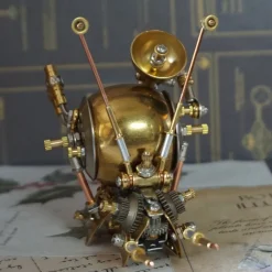 3D Metal Mini Snail Puzzle Steampunk DIY Assembly Model Kit 220PCS