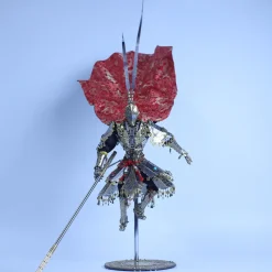 3D Metal Monkey King Sun Wukong Mecha Model Kit, DIY Assembly Collectible Figure with Cloak and Staff, Articulated Desktop Display for Adults (2600+PCS)