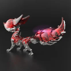 3D Metal Puzzle Mechanical Fox DIY Model Assembly Creative Toy Set