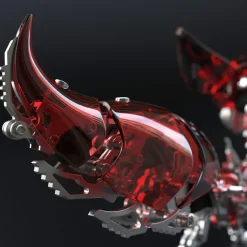 3D Metal Puzzle Mechanical Fox DIY Model Assembly Creative Toy Set